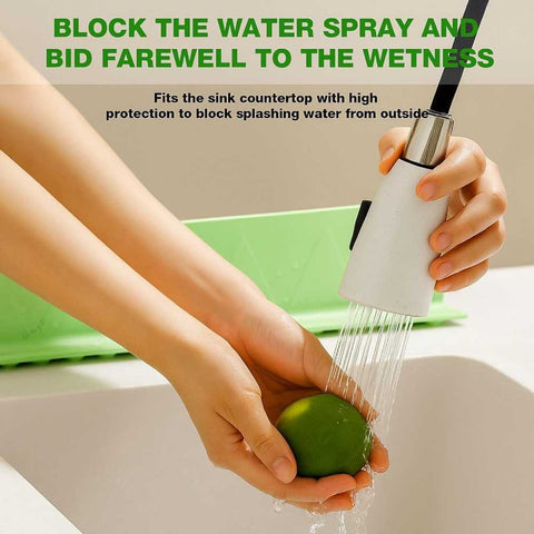 Silicone Sink Splash Guard Water Splash Stopper for Kitchen & Bathroom
