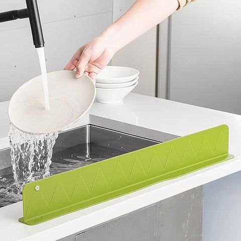 Silicone Sink Splash Guard Water Splash Stopper for Kitchen & Bathroom