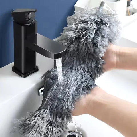 Extendable Microfiber Duster with Long Handle for Ceiling Fan Cleaning