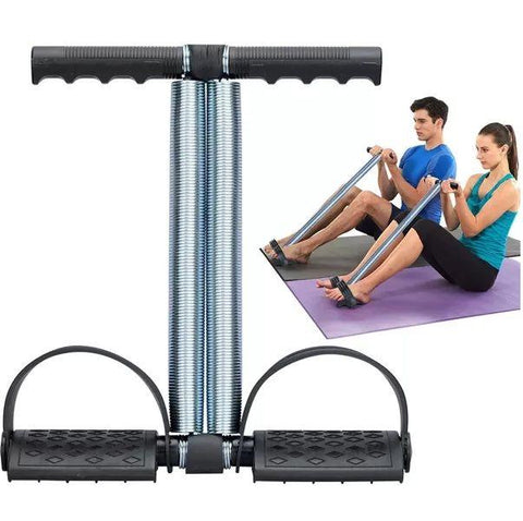 Double Spring Tummy Trimmer – High Quality Belly Fat Burner Exercise Machine for Home Gym Weight Loss Fitness Equipment