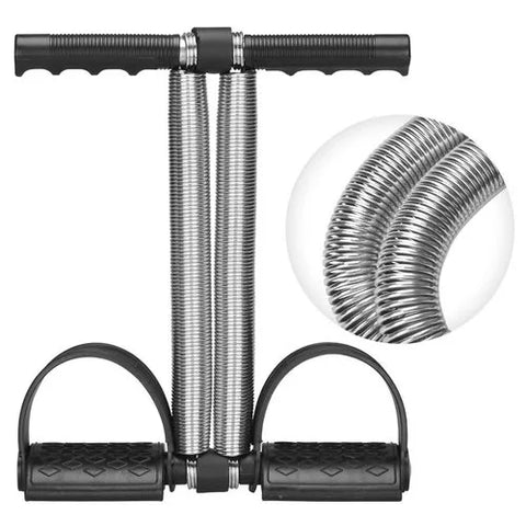 Double Spring Tummy Trimmer – High Quality Belly Fat Burner Exercise Machine for Home Gym Weight Loss Fitness Equipment